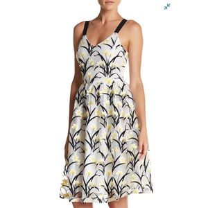 Gracia Yellow Floral Embroidery Spring Easter Dres